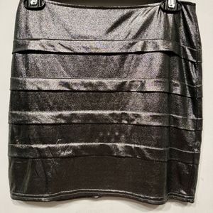 Love Culture Metallic Mini Skirt Size M